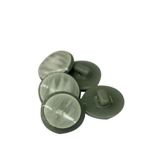 BUTTONS Habby Carded Buttons Round Sage (4778491215961)