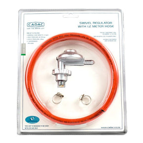 Cadac Gas Cylinder Cadac Swivel Regulator & 1,2m Hose SA3L.120BP (7120446259289)