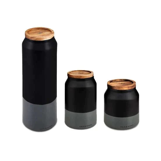 CALE & MASON SALT & PEPPER Cole & Mason Hinxton Ceramic Kitchen Storage Jars Large H822139 (7211242455129)