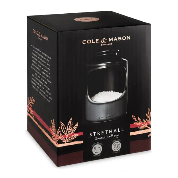 CALE & MASON SALT & PEPPER Cole & Mason Strethall Ceramic Kitchen Salt Pig 110mm H822136 (7211231871065)