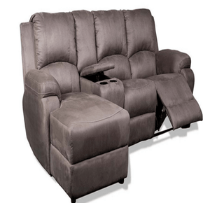 CALGAN Furniture & Lights Lyla 4 Section + Console Americano Black (4731092631641)