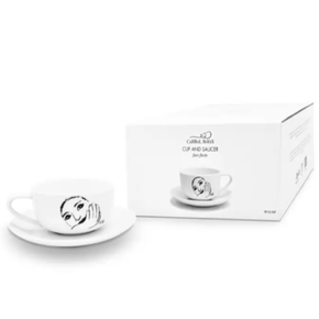 Carrol Boyes Cup & Saucer Carrol Boyes Cup And Saucer Face Facts 0P-CS-FAF (2061542195289)