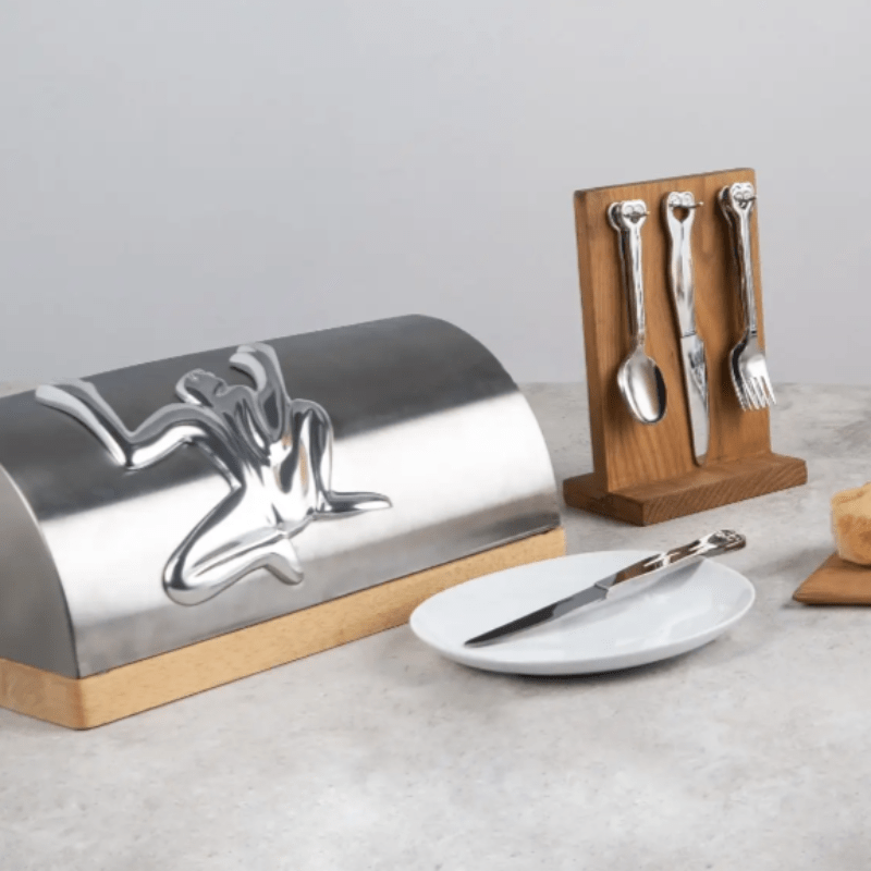 Carrol Boyes CUTLERY Carrol Boyes Hanging Wave Cutlery 21 Piece Set And Stand 18CUT-SET-HW-ST (7102369398873)