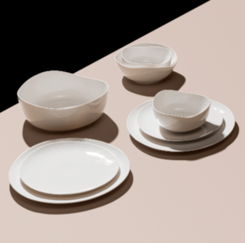 Carrol Boyes Dinner Plate Carrol Boyes Dinner Plate Set Of 4 - Organic 0N-DP-ORG-W-4 (6902096855129)