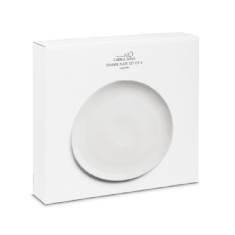 Carrol Boyes Dinner Plate Carrol Boyes Dinner Plate Set Of 4 - Organic 0N-DP-ORG-W-4 (6902096855129)
