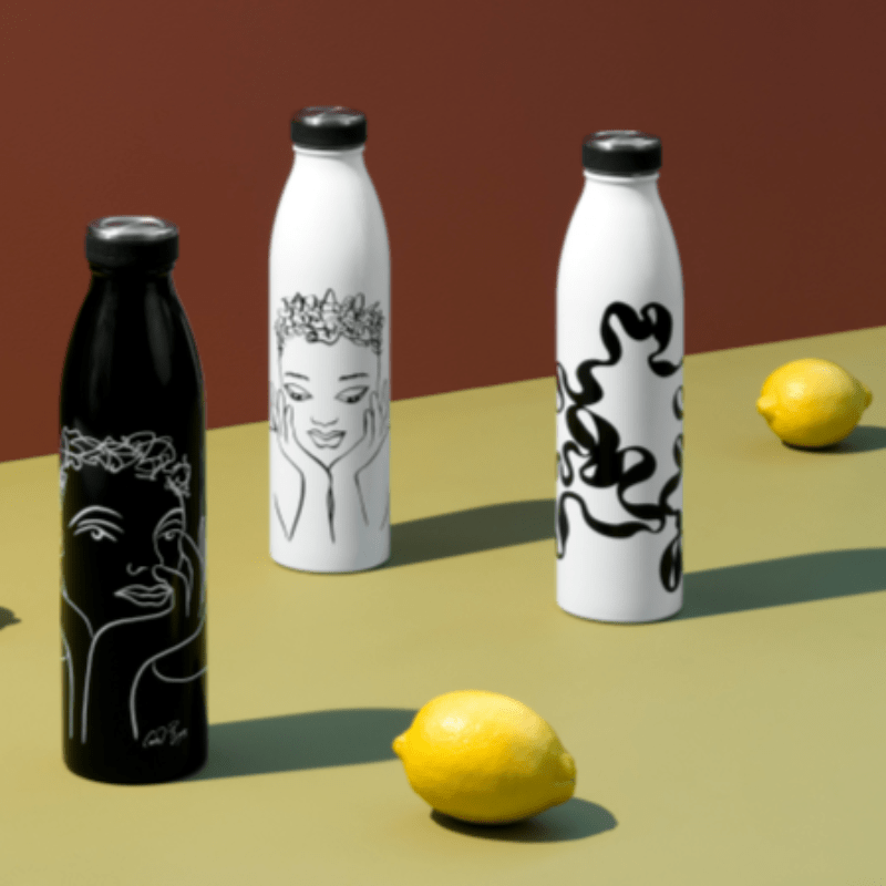 Carrol Boyes FLASK BOTTLE Carrol Boyes Flask - Fascinating 700ml 18FLS-FAS-W-BL (6904024072281)