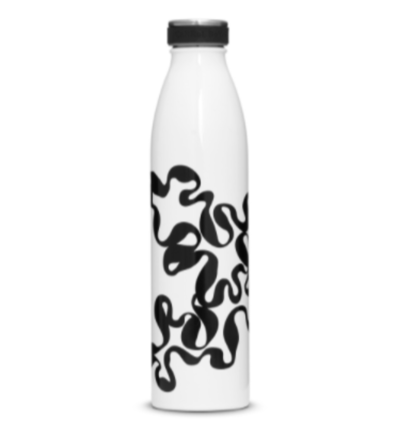 Carrol Boyes FLASK BOTTLE Carrol Boyes Flask Quicksilver 18FLS-QS-W-BL (6736734879833)