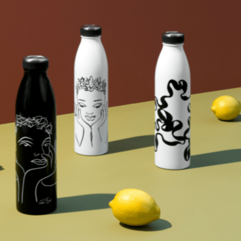 Carrol Boyes FLASK BOTTLE Carrol Boyes Flask Radiant 700ml 18FLS-FAS-W-BL (6904046420057)