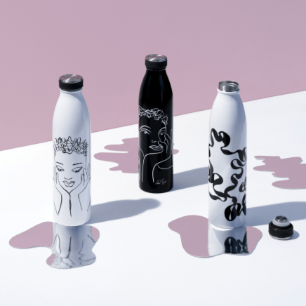 Carrol Boyes FLASK BOTTLE Carrol Boyes Flask Radiant 700ml 18FLS-FAS-W-BL (6904046420057)