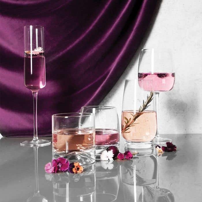 Carrol Boyes GLASS Carrol Boyes Ripple Champagne Flute Set Of 4 (7101695459417)