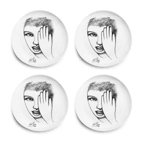 Carrol Boyes Platter Carrol Boyes Eye For Detail Dinner Plate Set Of 4 (7173312938073)