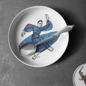 Carrol Boyes Platter Carrol Boyes Low Bowl 32cm Dancer (6918401720409)