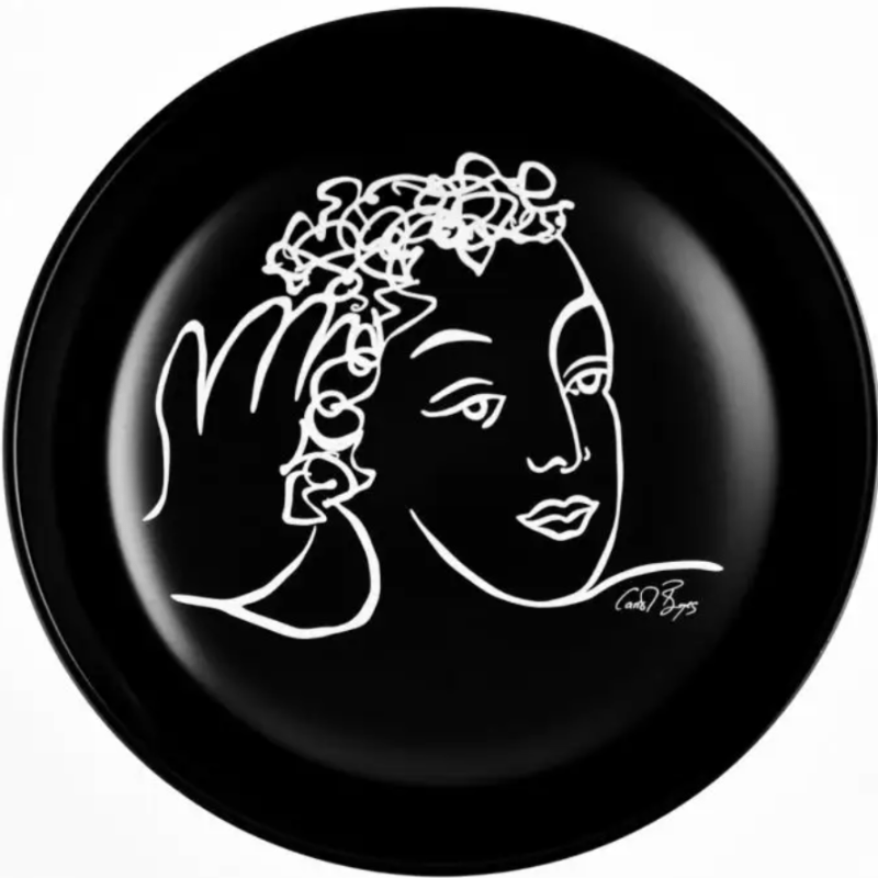 Carrol Boyes Platter Carrol Boyes Sketchbook Black Cereal Soup Bowl Set Of 4 (7101152657497)