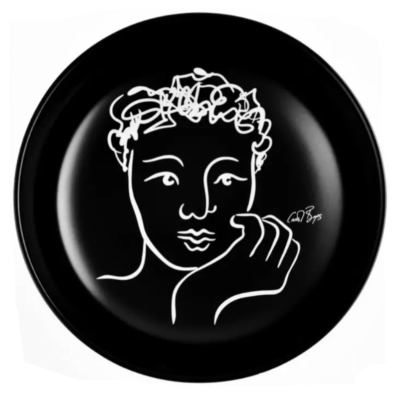 Carrol Boyes Platter Carrol Boyes Sketchbook Black Cereal Soup Bowl Set Of 4 (7101152657497)