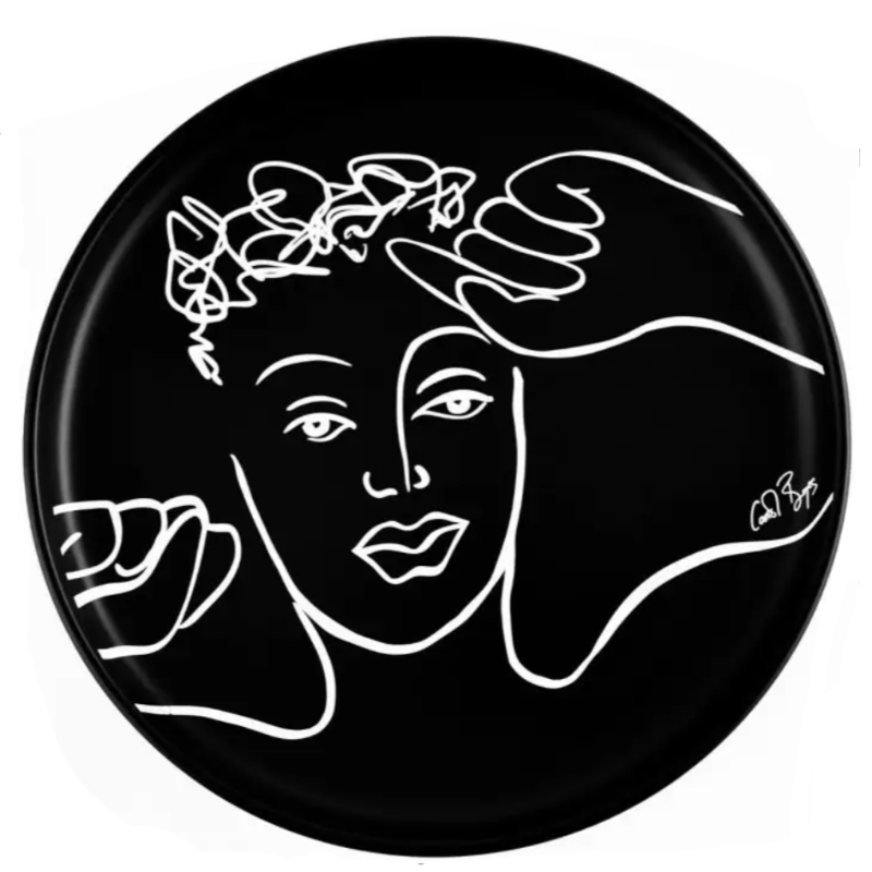 Carrol Boyes Platter Carrol Boyes Sketchbook Black Dinner Plate Set Of 4 (7101159309401)