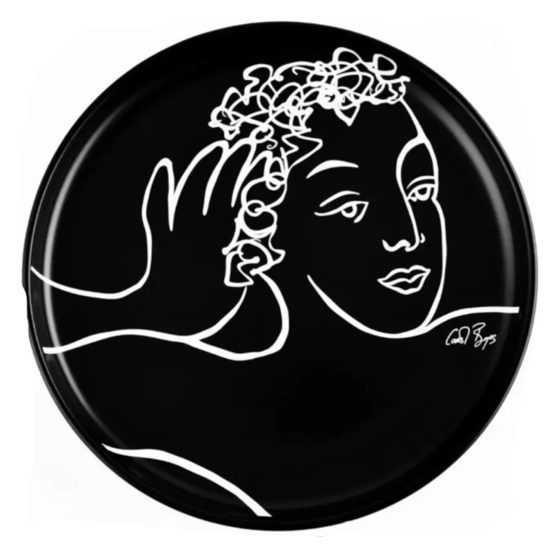 Carrol Boyes Platter Carrol Boyes Sketchbook Black Dinner Plate Set Of 4 (7101159309401)