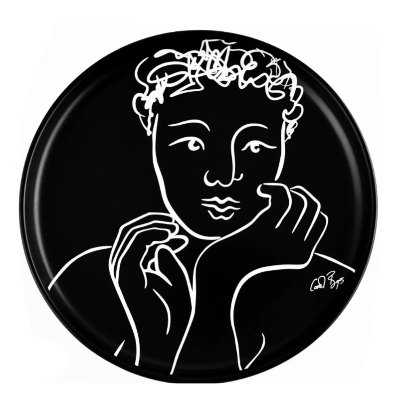 Carrol Boyes Platter Carrol Boyes Sketchbook Black Dinner Plate Set Of 4 (7101159309401)