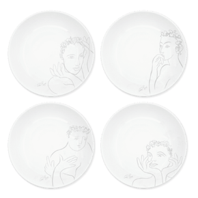 Carrol Boyes Platter Carrol Boyes Sketchbook Grey Cereal Soup Bowl Set Of 4 (7102337417305)