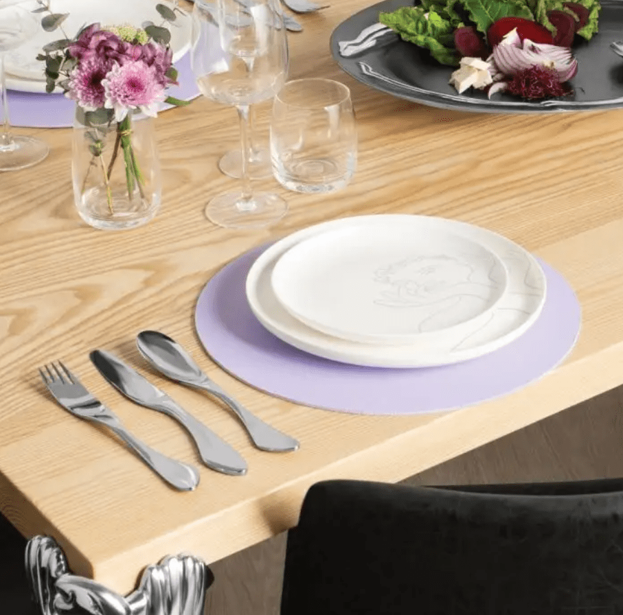 Carrol Boyes Platter Carrol Boyes Sketchbook Grey Side Plate Set Of 4 (7102330994777)