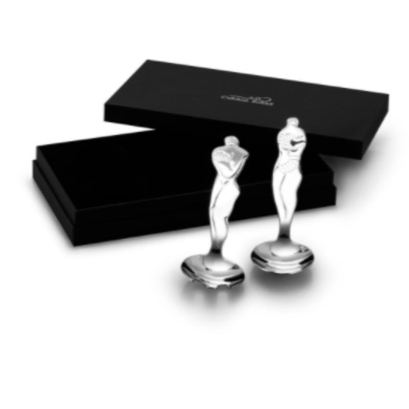 Carrol Boyes SPOON Carrol Boyes Salad Servers Small - Woman Man 18SSM-WM (6739549651033)