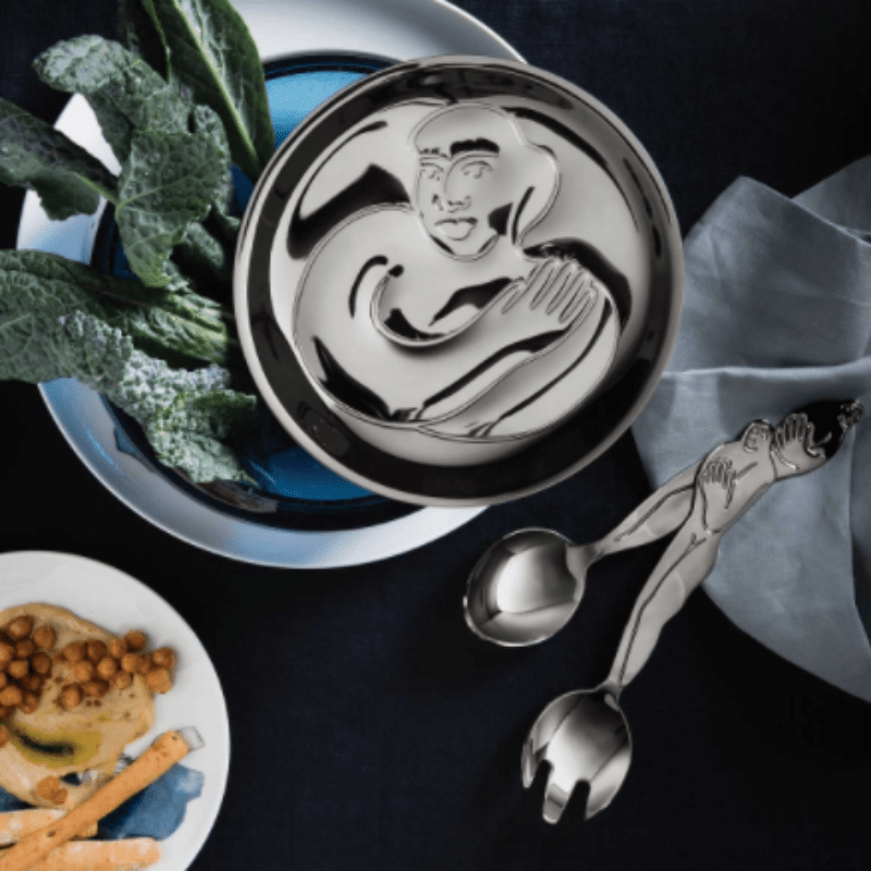 Carrol Boyes SPOON Carrol Boyes Salad Servers Small - Woman Man 18SSM-WM (6739549651033)