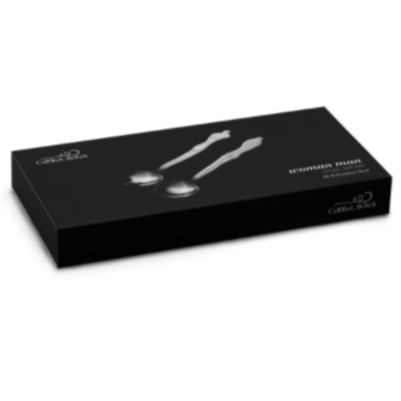 Carrol Boyes SPOON Carrol Boyes  Woman Man Salad Servers Set OF 2 (6744929009753)