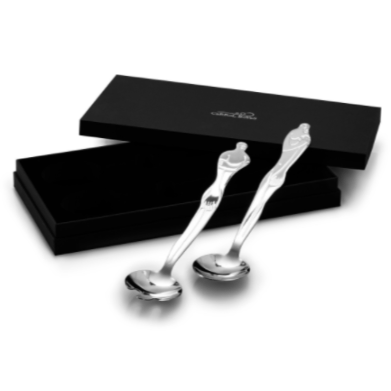 Carrol Boyes SPOON Carrol Boyes  Woman Man Salad Servers Set OF 2 (6744929009753)