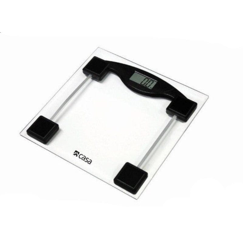 CASA BATHROOM SCALE Casa Electronic Glass Bathroom Scale (2061828456537)