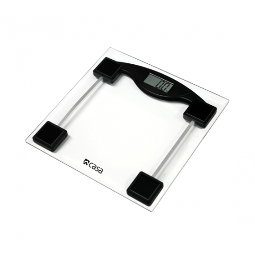CASA BATHROOM SCALE Casa Electronic Glass Bathroom Scale (2061828456537)