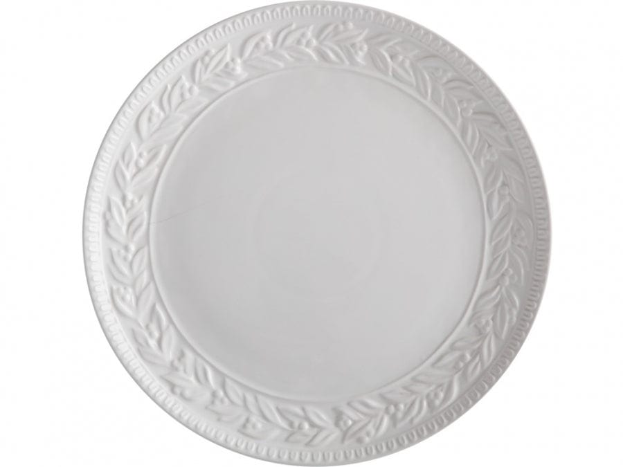 Casa Domani Dinner Plate Casa Domani Leccino Round Platter White 35cm GE0027 (7155182895193)