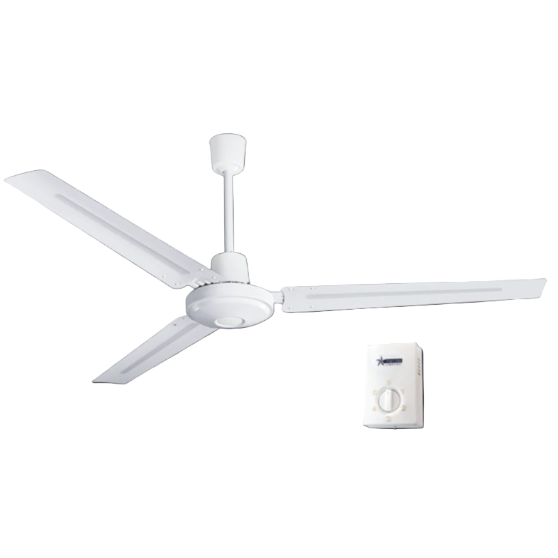 Ceiling Fans Brightstar Ceiling Fan 3 Metal Blades 56” White FCF072 (7156962721881)