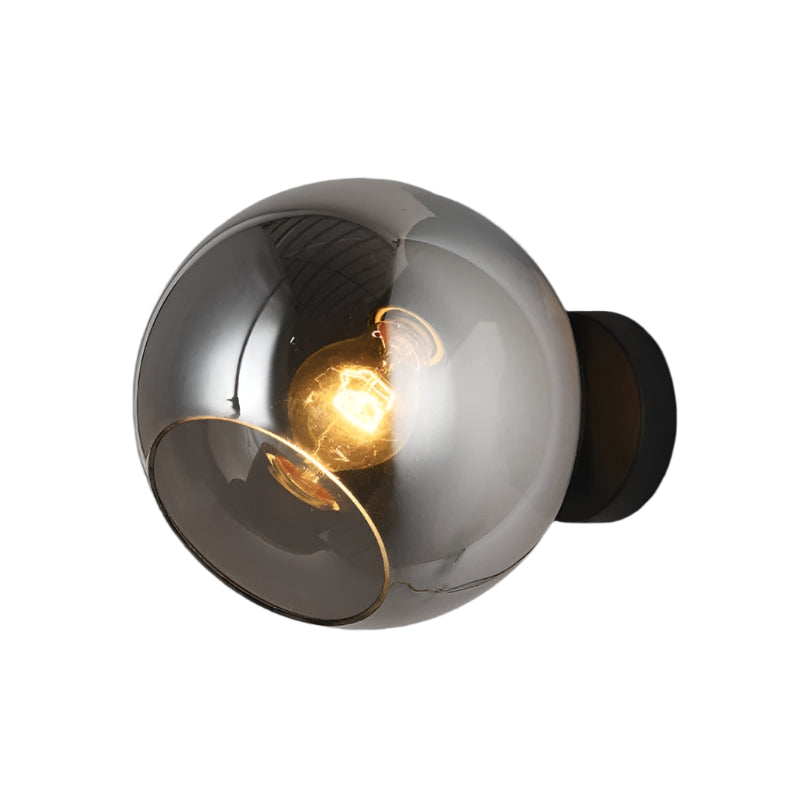 Ceiling Fittings Wall Light A-KLW-9225/1 Round Bubble BL/SM (7125262729305)