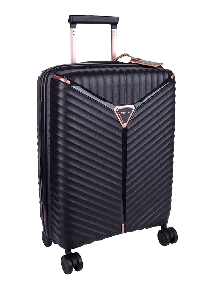 CELLINI Luggage & Bags Cellini Allure Hard Shell Carry-On Trolley Black (7200110215257)