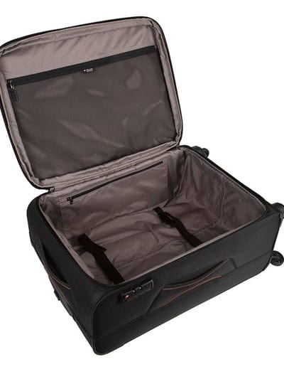 CELLINI Luggage Cellini Monte Carlo Medium 4 Wheel Trolley Case Black (7229905993817)