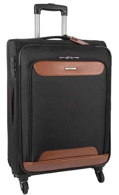 CELLINI Luggage Cellini Monte Carlo Medium 4 Wheel Trolley Case Black (7229905993817)