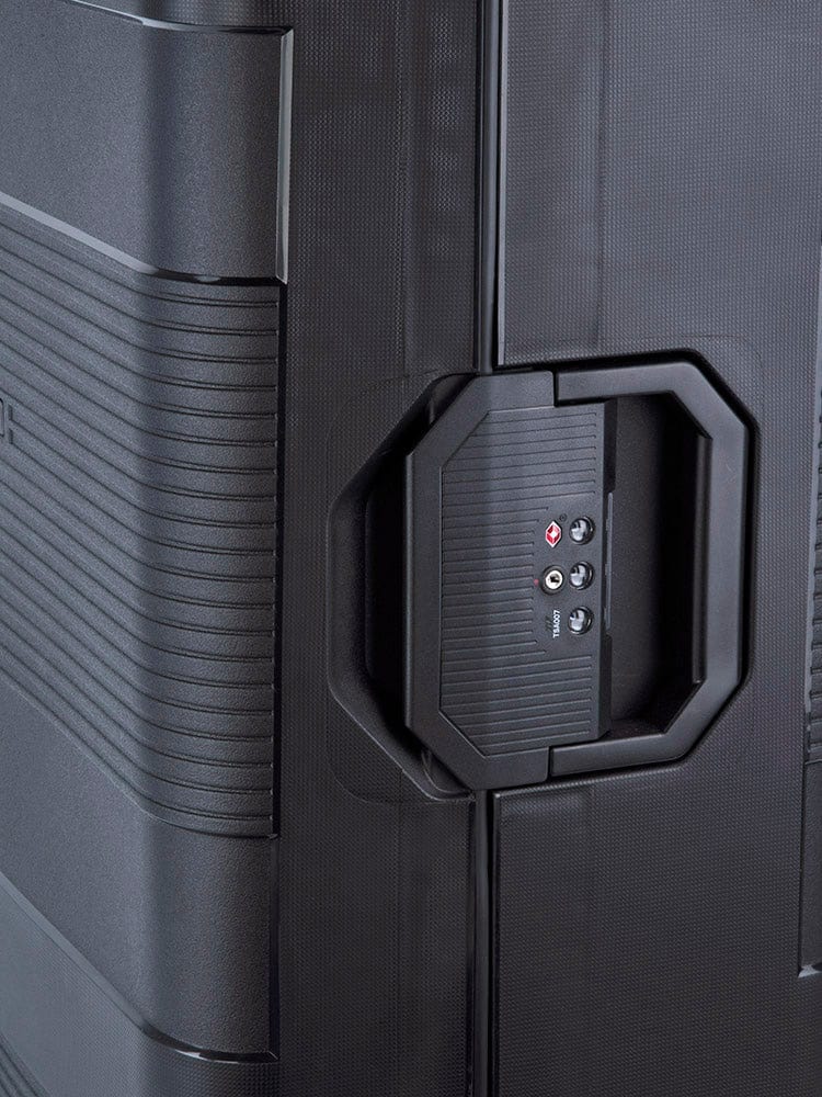 CELLINI Luggage Cellini Safetech 65Cm Trolley Case Black (7234850521177)