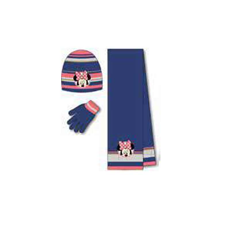 Character Linen Babies & Kids Minnies Mouse 3 Piece Winter Set (2061624901721)