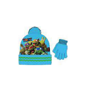 Character Linen Babies & Kids Turtles 2 Piece Beanie & Glove Se (2061624606809)