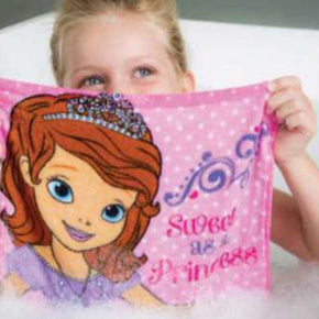 Character Linen FACE CLOTH Face Cloth Sofia The First (2061827375193)