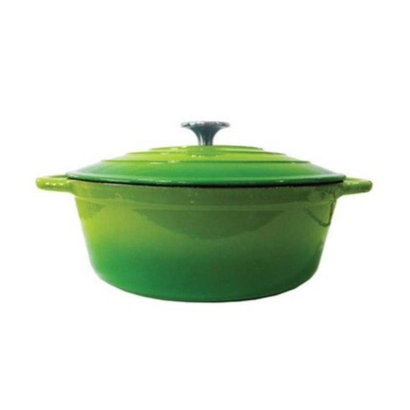 CHEF POTS Chef Oval Casserole 3 Litre Green 160/052 (6572659048537)