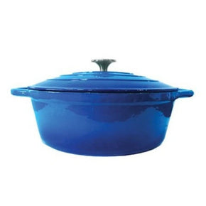 CHEF POTS Chef Oval Casserole 4 Litre Blue 160/063 (6572671336537)