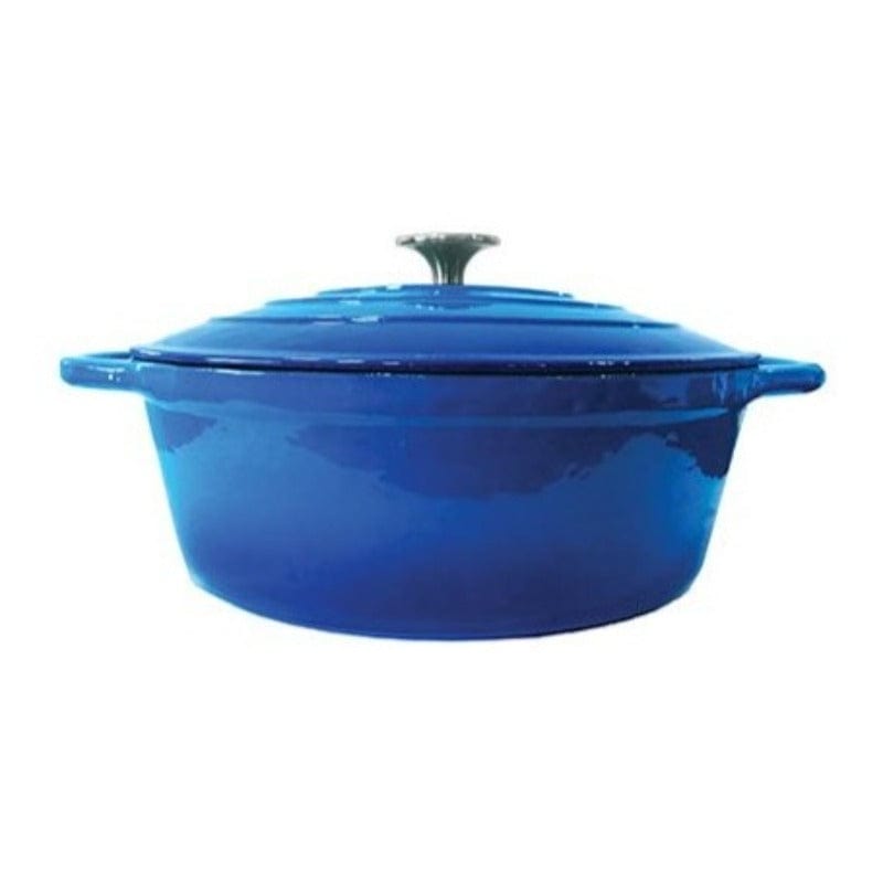 CHEF POTS Chef Oval Casserole 4 Litre Blue 160/063 (6572671336537)