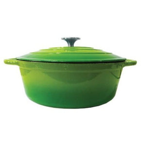 CHEF POTS Chef Oval Casserole 4 Litre Green 160/062 (6572669599833)