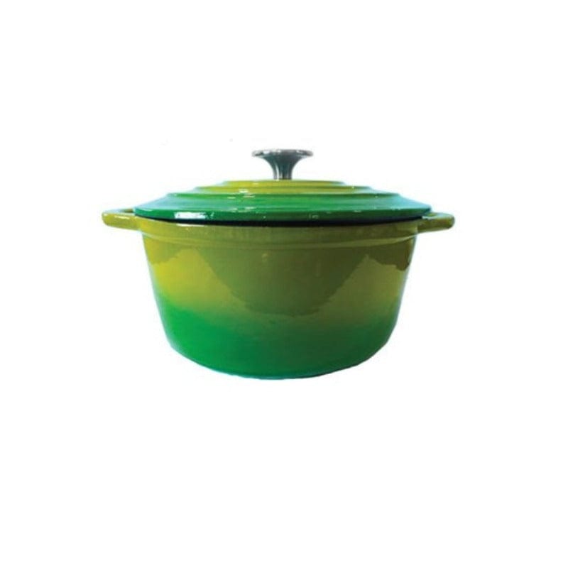 CHEF POTS Chef Round Casserole 2 Litre Green 160/012 (6572597608537)