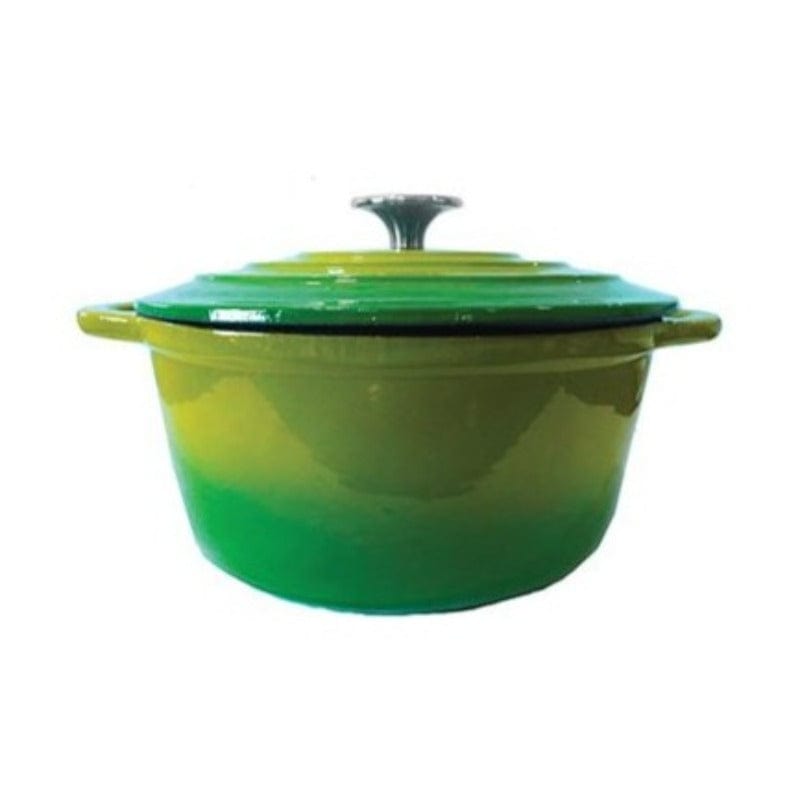 CHEF POTS Chef Round Casserole 3.5 Litre Green 160/022 (6572629262425)