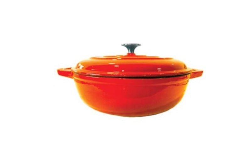 CHEF POTS Chef Round Casserole Dish 4 Litre Orange 160/040 (6572630966361)