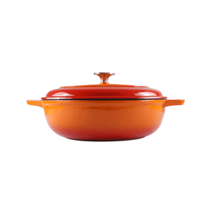 CHEF POTS Chef Round Casserole Dish 4 Litre Orange 160/040 (6572630966361)