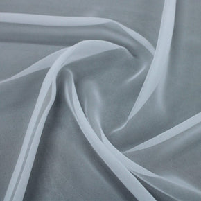 Chiffon Fabric White 30D Silky Chiffon Fabric 150cm (6575406776409)