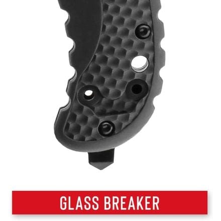 Coast Knife Coast TX395 Knife Tactical Double Lock With Partially Serrated Black Blade CO-K20845 (7284992737369)