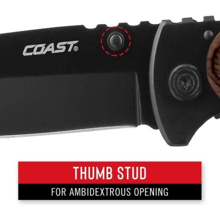 Coast LED Flashlight Coast FX411 Frame Lock Large Folding Knife CO-K19791 (7284595097689)